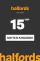 Halfords 15 GBP Gift Card (United Kingdom) thumb 2