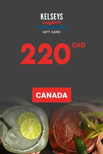 Kelsey's 220 CAD Gift Card (Canada) gallery image 2