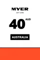 Myer 40 AUD Gift Card (Australia) thumb 2
