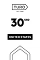 Turo 30 USD Gift Card (United States) thumb 2