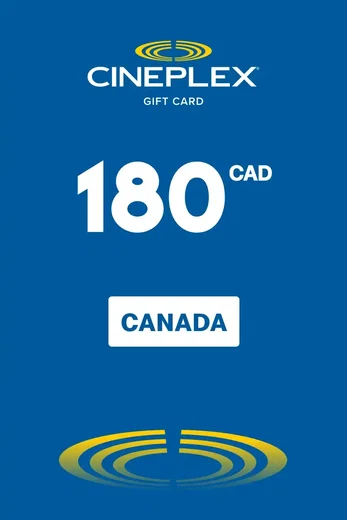 Cineplex 180 CAD Gift Card (Canada) gallery image 2