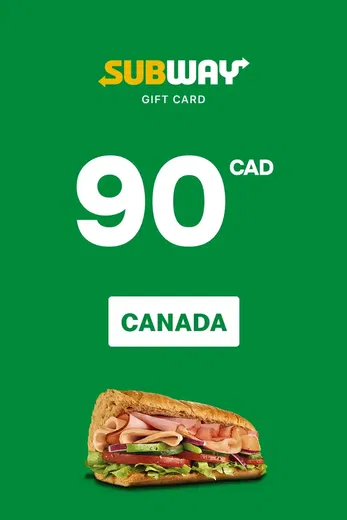 Subway 90 CAD Gift Card (Canada) gallery image 2