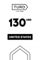 Turo 130 USD Gift Card (United States) thumb 2