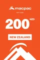 Macpac 200 NZD Gift Card (New Zealand) thumb 2