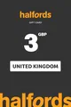 Halfords 3 GBP Gift Card (United Kingdom) thumb 2