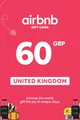 Airbnb 60 GBP Gift Card (United Kingdom) thumb 2