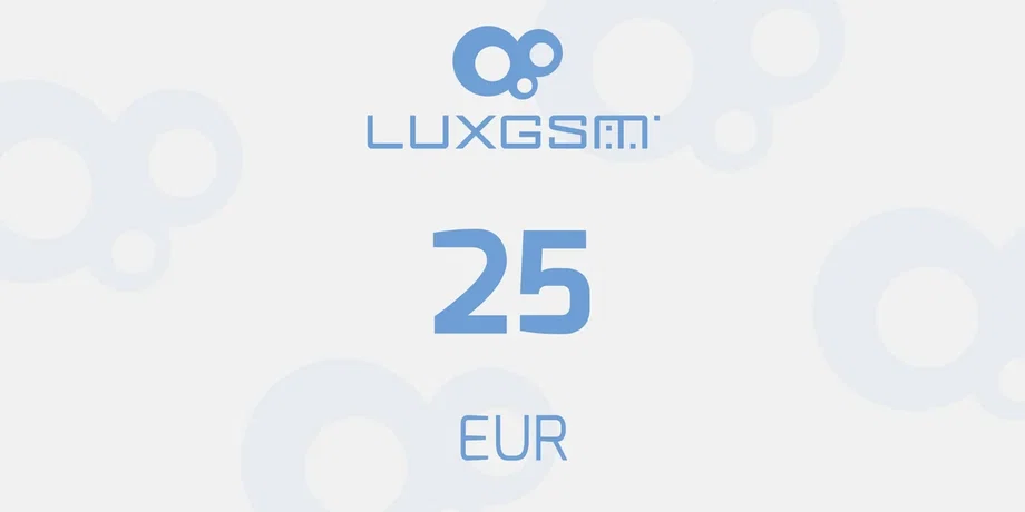 Lux GSM 25 EUR Gift Card (Luxembourg) gallery image 2