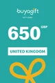 Buyagift 650 GBP Gift Card (United Kingdom) thumb 2