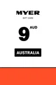 Myer 9 AUD Gift Card (Australia) thumb 2