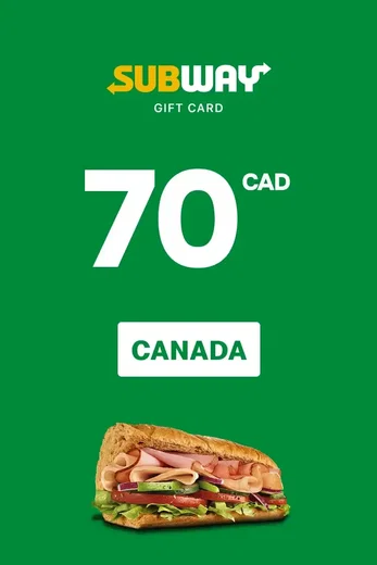 Subway 70 CAD Gift Card (Canada) gallery image 2