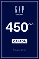 Gap 450 CAD Gift Card (Canada) thumb 2