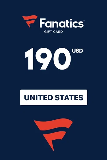 Fanatics 190 USD Gift Card (United States) gallery image 2