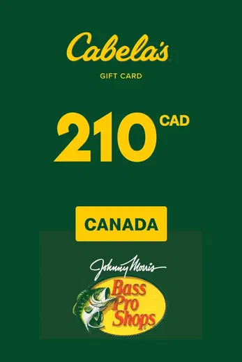 Cabela's 210 CAD Gift Card (Canada) gallery image 2