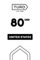 Turo 80 USD Gift Card (United States) thumb 2