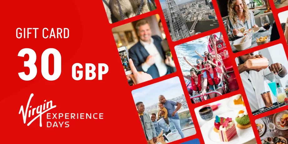Virgin Experience Days 30 GBP Gift Card (United Kingdom) gallery image 2