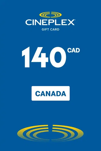 Cineplex 140 CAD Gift Card (Canada)