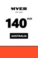Myer 140 AUD Gift Card (Australia) thumb 2