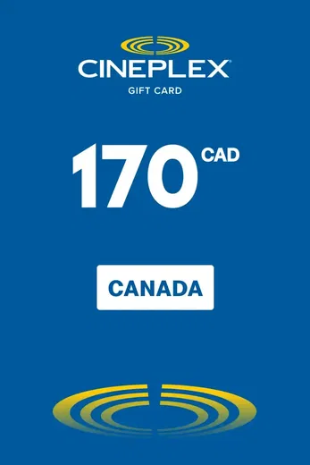 Cineplex 170 CAD Gift Card (Canada) gallery image 2