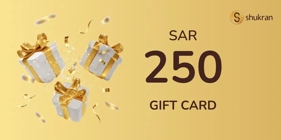 Shukran 250 SAR Gift Card (Saudi Arabia) gallery image 2