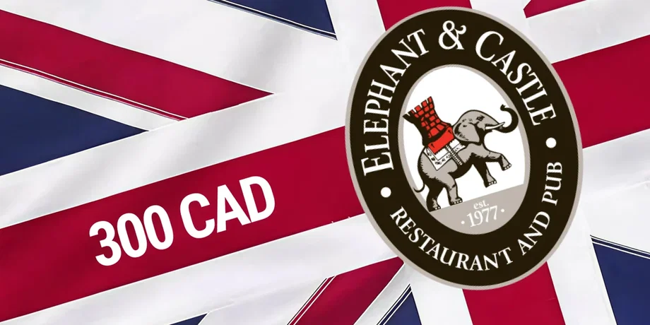 Elephant and Castle 300 CAD Gift Card (Canada) gallery image 2