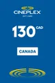 Cineplex 130 CAD Gift Card (Canada) thumb 2