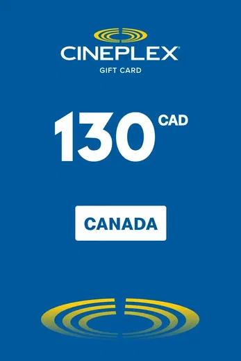 Cineplex 130 CAD Gift Card (Canada) gallery image 2
