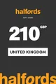 Halfords 210 GBP Gift Card (United Kingdom) thumb 2