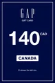 Gap 140 CAD Gift Card (Canada) thumb 2