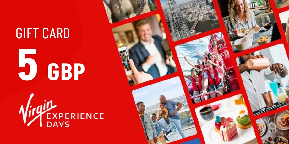 Virgin Experience Days 5 GBP Gift Card (United Kingdom) gallery image 2