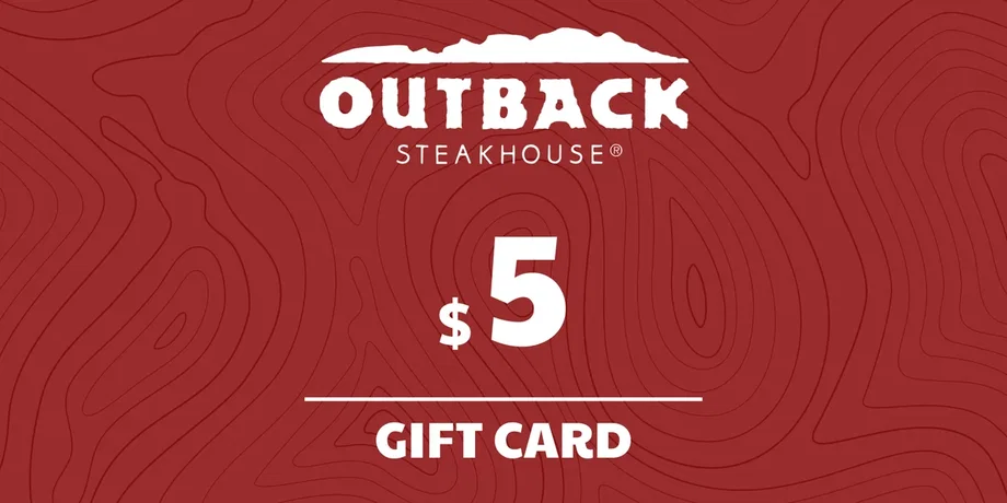 Outback Steakhouse 5 USD Gift Card (United States) gallery image 2