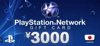 PlayStation Network 3000 JPY Gift Card (Asia)