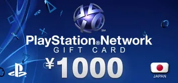 PlayStation Network 1000 JPY Gift Card (Asia)