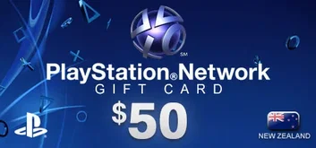 PlayStation Network 50 USD Gift Card (New Zealand)