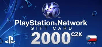 PlayStation Network 2000 CZK Gift Card (Europe)