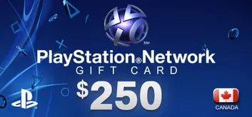 PlayStation Network 250 USD Gift Card (Canada)
