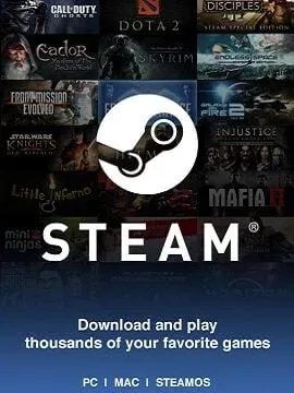 Steam Wallet 7000 CLP Gift Card (Chile) gallery image 2