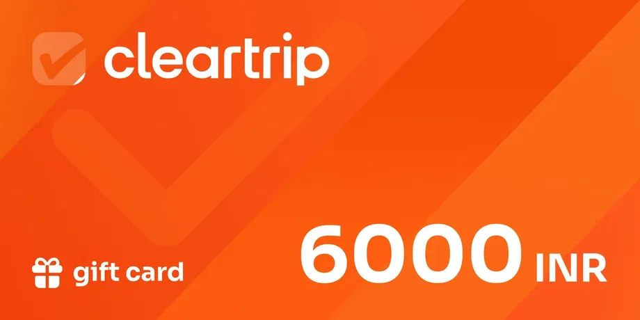Cleartrip 6000 INR Gift Card (India) gallery image 2