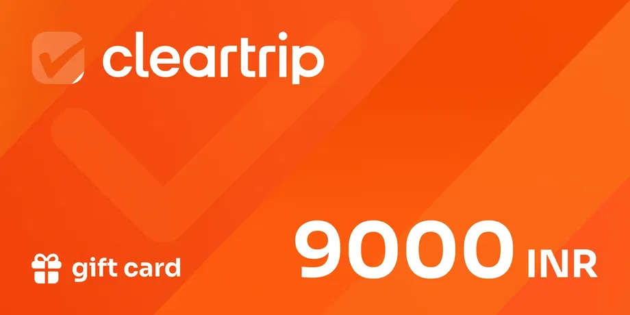 Cleartrip 9000 INR Gift Card (India) gallery image 2