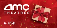 AMC Theaters 4 USD Gift Card (United States) thumb 2