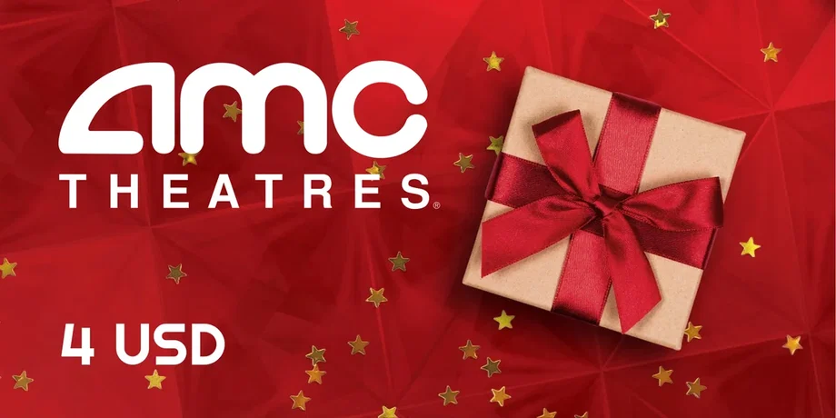 AMC Theaters 4 USD Gift Card (United States) gallery image 2