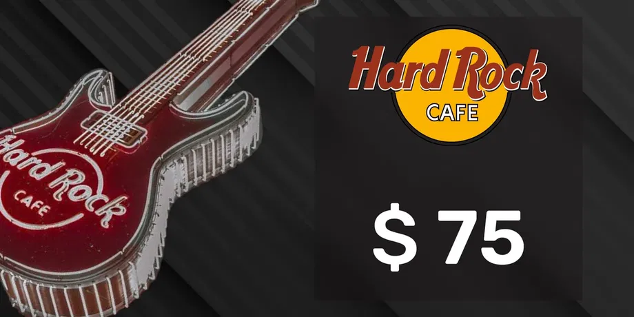 Hard Rock Cafe 75 USD Gift Card (United States) gallery image 2