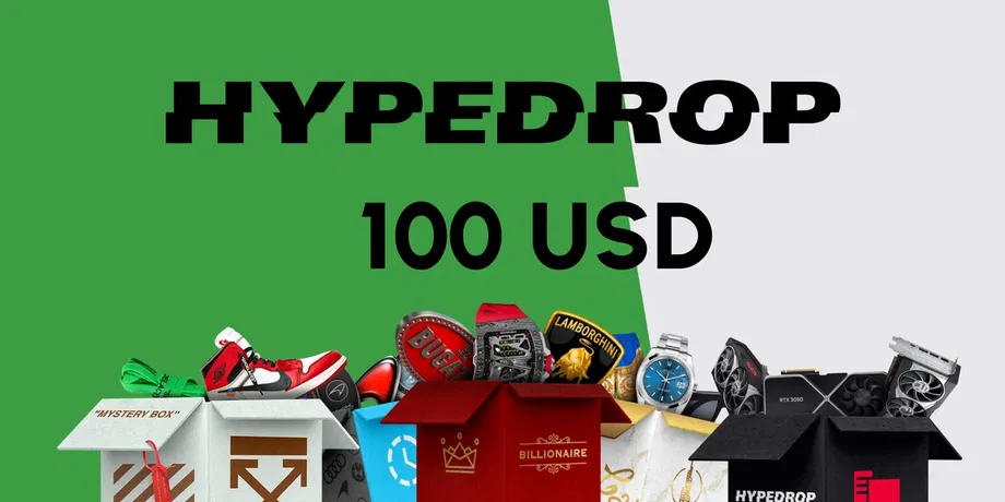 HypeDrop 100 USD Gift Card (Global) gallery image 2
