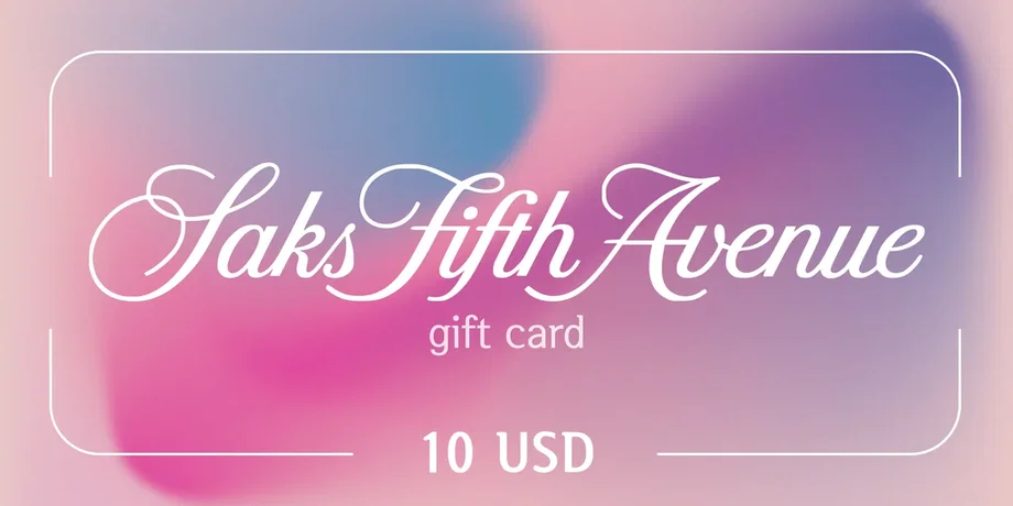 Saks Fifth Avenue 10 USD Gift Card (Global) gallery image 2