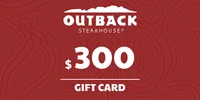 Outback Steakhouse 300 USD Gift Card (United States) thumb 2