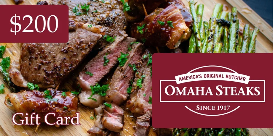Omaha Steaks 200 USD Gift Card (United States) gallery image 2
