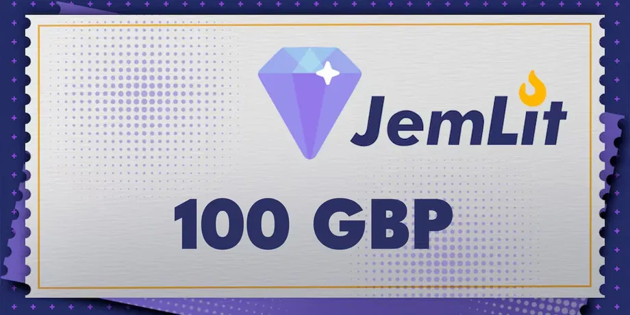 JemLit 100 GBP Gift Card (ROW) gallery image 2