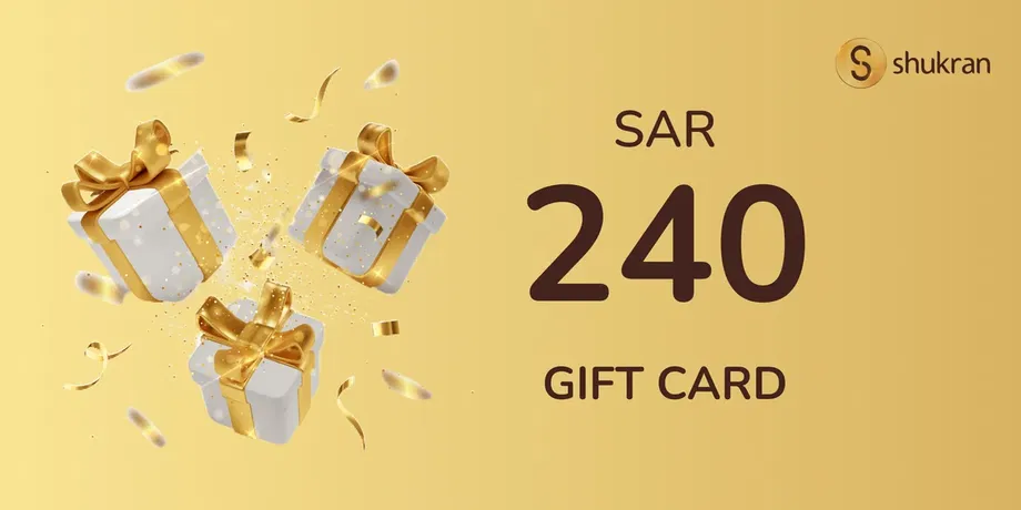 Shukran 240 SAR Gift Card (Saudi Arabia) gallery image 2