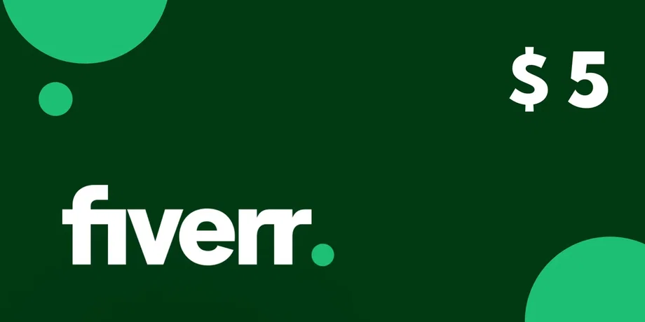 Fiverr 5 USD Gift Card (Global) gallery image 2