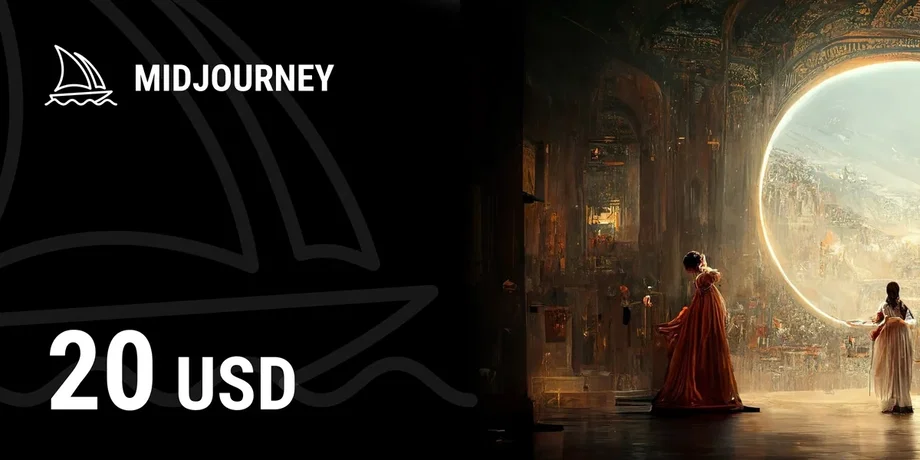 Midjourney 20 USD Gift Card (Global) gallery image 2