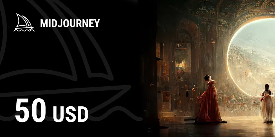 Midjourney 50 USD Gift Card (Global) gallery image 2